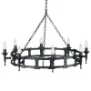 Saxon Black Ø90 - Elstead Lighting - lampa wisząca
