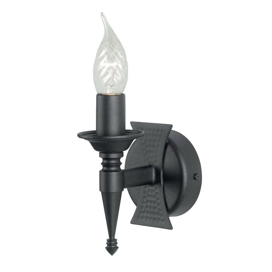 Saxon Black - Elstead Lighting - kinkiet pojedynczy