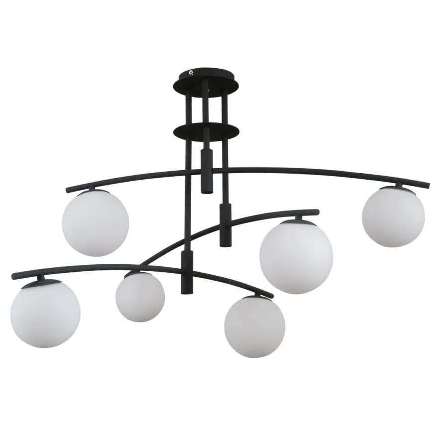 Senai black - Italux - lampa sufitowa nowoczesna