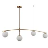 Senai gold - Italux - lampa wisząca nowoczesna