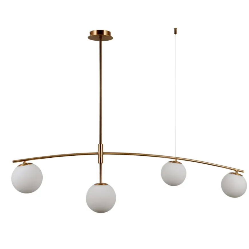 Senai gold - Italux - lampa wisząca nowoczesna