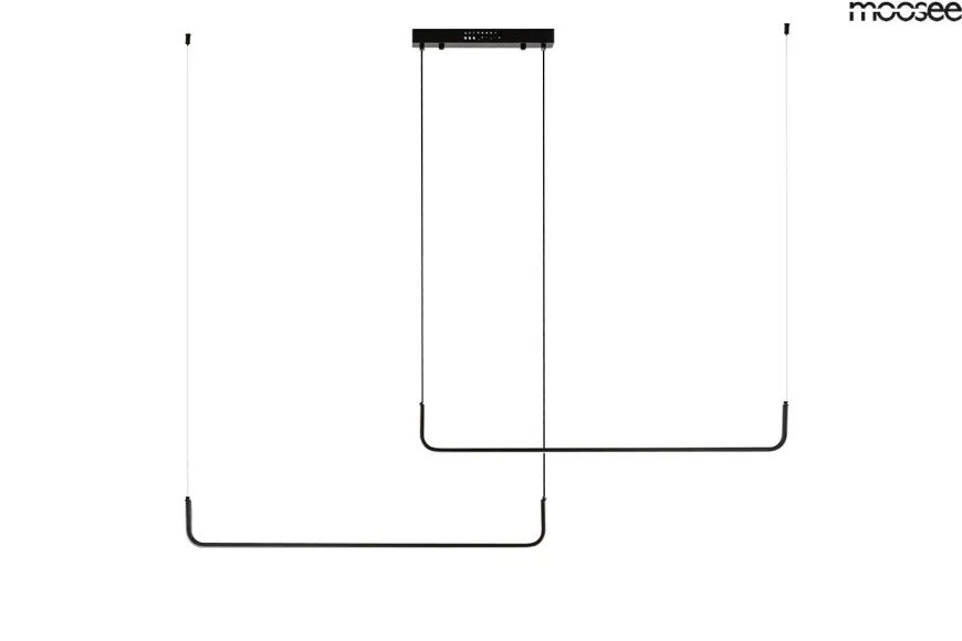 Shape Duo 120 Czarna - Moosee - lampa wisząca