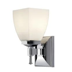 Shirebrook Led Polished Chrome - Elstead Lighting - kinkiet łazienkowy