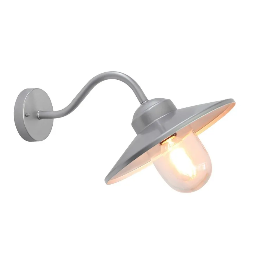 Silver - Elstead Lighting - kinkiet ogrodowy