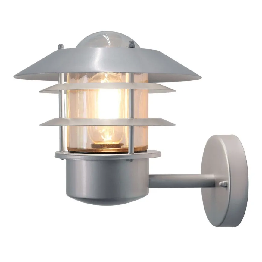 Silver - Elstead Lighting - kinkiet ogrodowy góra