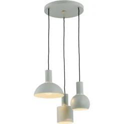 Sines 1470 - Argon - lampa wisząca 3 pł. na okrągłej podsufitce