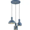 Sines 1471 - Argon - lampa wisząca 3 pł. na okrągłej podsufitce
