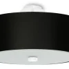 Skala 30 Czarny - SOLLUX LIGHTING - lampa sufitowa