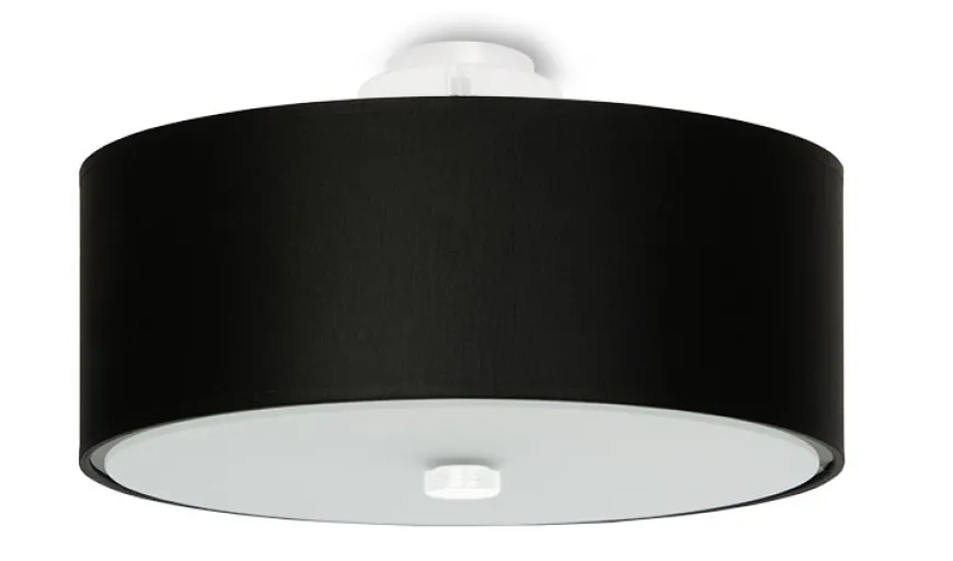 Skala 30 Czarny - SOLLUX LIGHTING - lampa sufitowa
