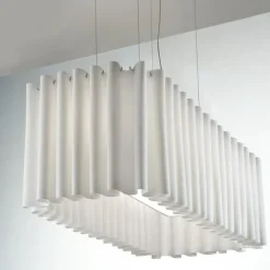 Skirt 140 rectangular czerwony - Axo Light - lampa wisząca