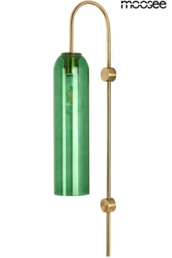 Slack Złota / Zielona - Moosee - lampa ścienna