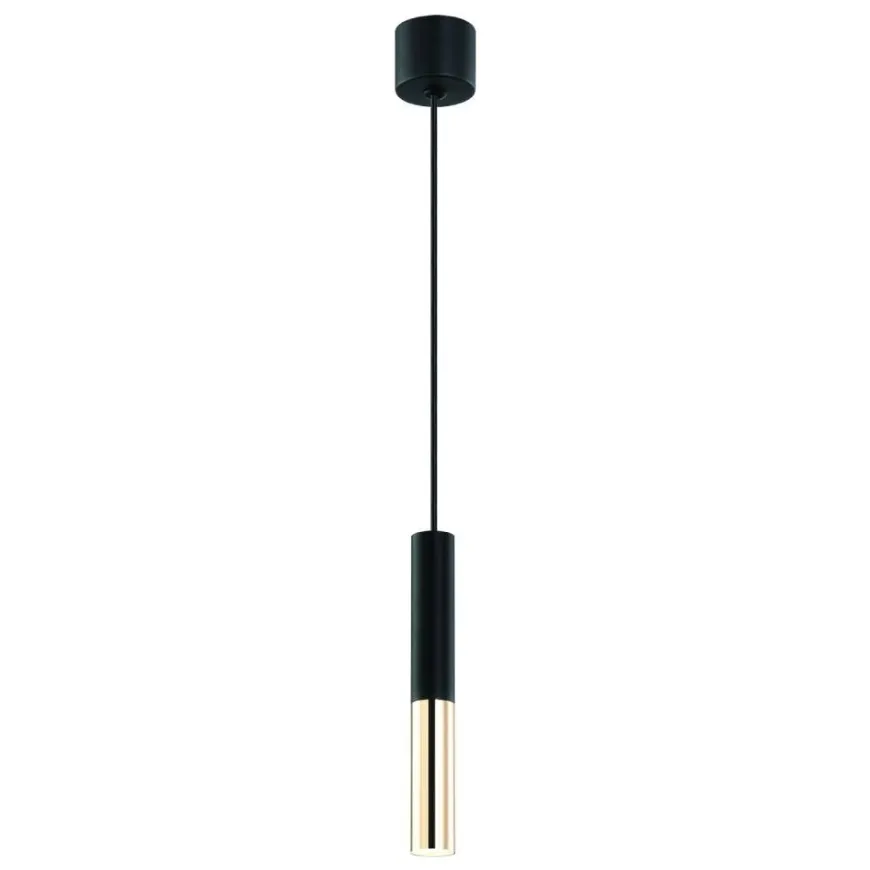 Slimi S Nero / Gold - Orlicki Design - lampa wisząca