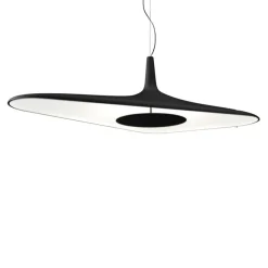 Soleil Noir L120 czarny, biały - Luceplan - lampa wisząca