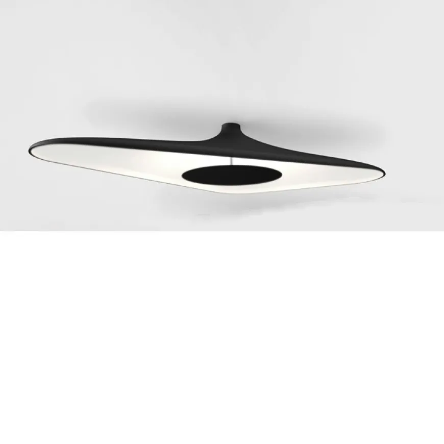 Soleil Noir L120 czarny, biały - Luceplan - lampa sufitowa