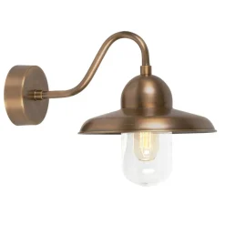 Somerton Aged Brass - Elstead Lighting - kinkiet ogrodowy