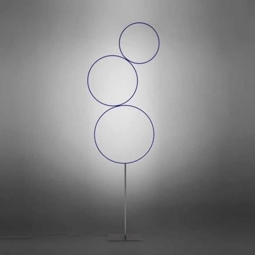 Sorry Giotto 3 niebieski - Catellani & Smith - lampa podłogowa