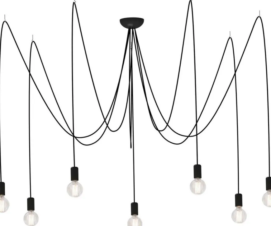 Spider Black VII 6785 - Nowodvorski - lampa pająk