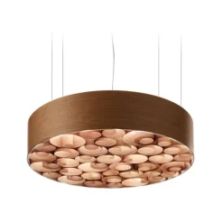 Spiro Ø75 drewno wiśniowe - Luzifer LZF - lampa wisząca