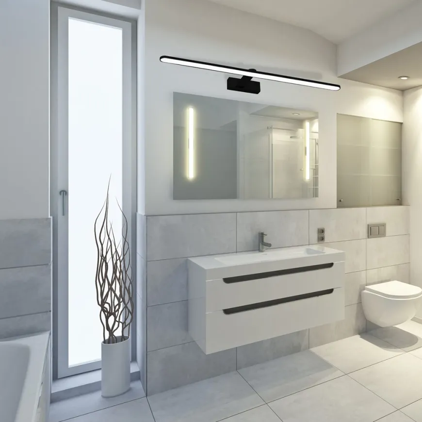 Splash Led Black 21W - Milagro - plafon łazienkowy