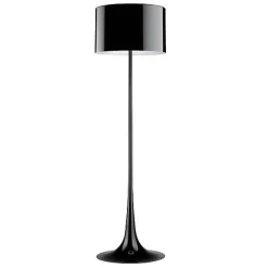 Spun Light F H176 czarny - Flos - lampa podłogowa