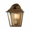 St James Solid Brass - Elstead Lighting - kinkiet ogrodowy