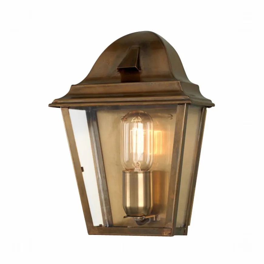 St James Solid Brass - Elstead Lighting - kinkiet ogrodowy