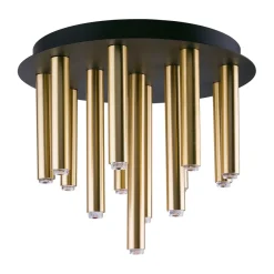 Stalactite Black-Brass Xiii 9054 - Nowodvorski - plafon nowoczesny