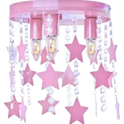 Star light pink - Milagro - kinkiet dziecięcy