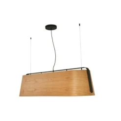 Stood L151 czarny, drewno - Faro - lampa wisząca