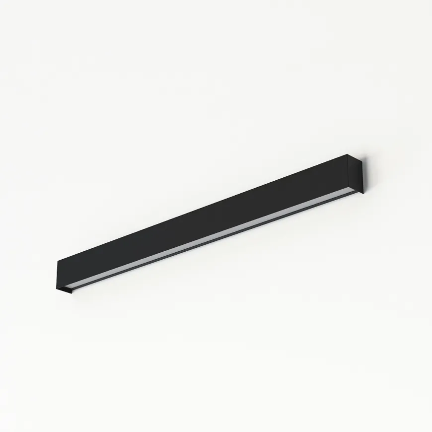 Straight Wall Led Black M - Nowodvorski - kinkiet