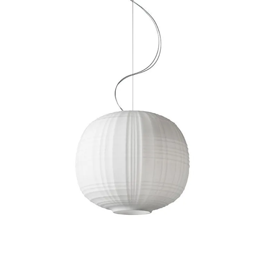 Tartan LED biały - Foscarini - lampa wisząca