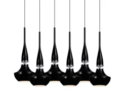 Tasos 6 black - Azzardo - lampa wisząca