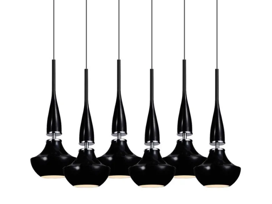 Tasos 6 black - Azzardo - lampa wisząca