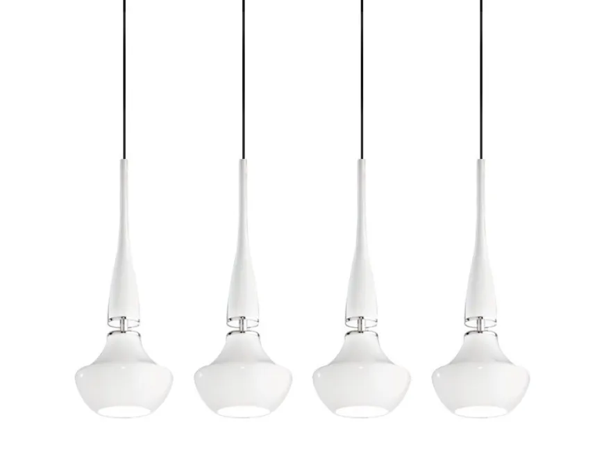 Tasos 4 White wisząca - Azzardo - lampa wisząca
