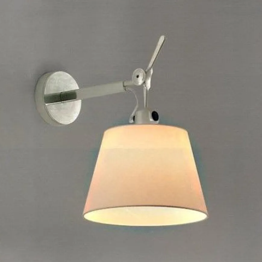 Tolomeo Ø32 polerowane aluminium - Artemide - lampa ścienna