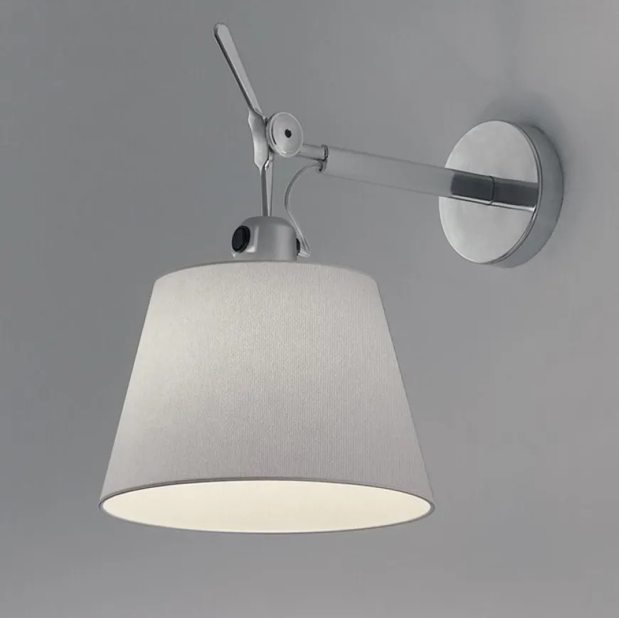 Tolomeo Ø32 szary - Artemide - lampa ścienna