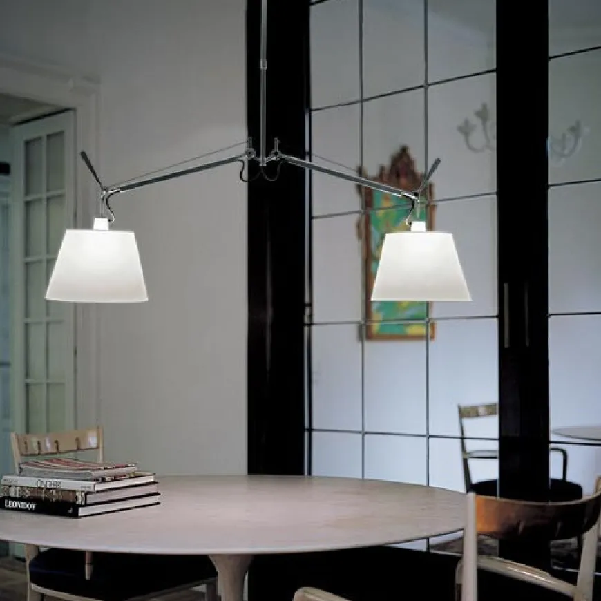 Tolomeo Basculante 42 jasny szary - Artemide - lampa wisząca
