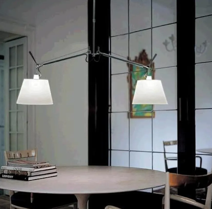 Tolomeo Basculante 32 jasny szary - Artemide - lampa wisząca