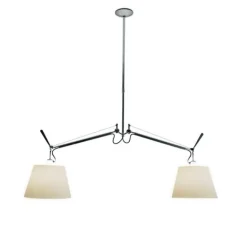 Tolomeo Basculante 32 parchment aluminium - Artemide - lampa wisząca