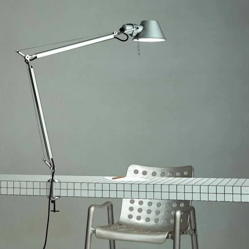 Tolomeo H64,5 aluminium - Artemide - lampa na klips