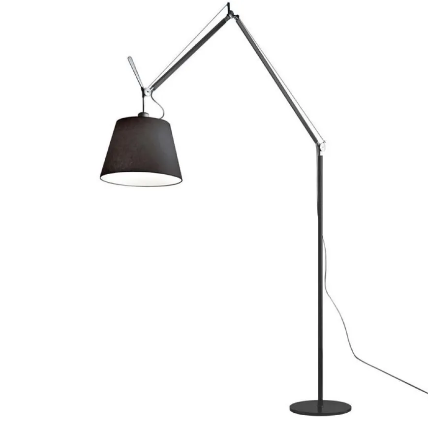 Tolomeo Mega Terra H330 czarny - Artemide - lampa podłogowa