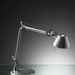 Tolomeo Micro H37 polerowane aluminium - Artemide - lampa biurkowa