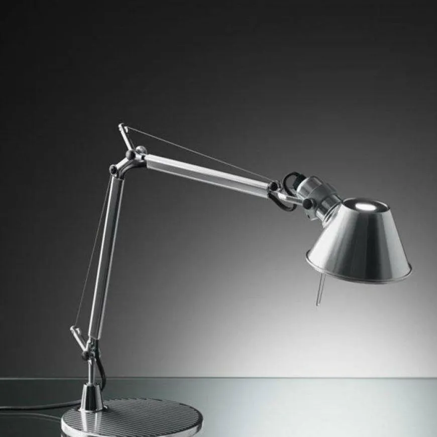 Tolomeo Micro H37 polerowane aluminium - Artemide - lampa biurkowa