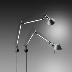 Tolomeo Mini H57 aluminium - Artemide - lampa ścienna
