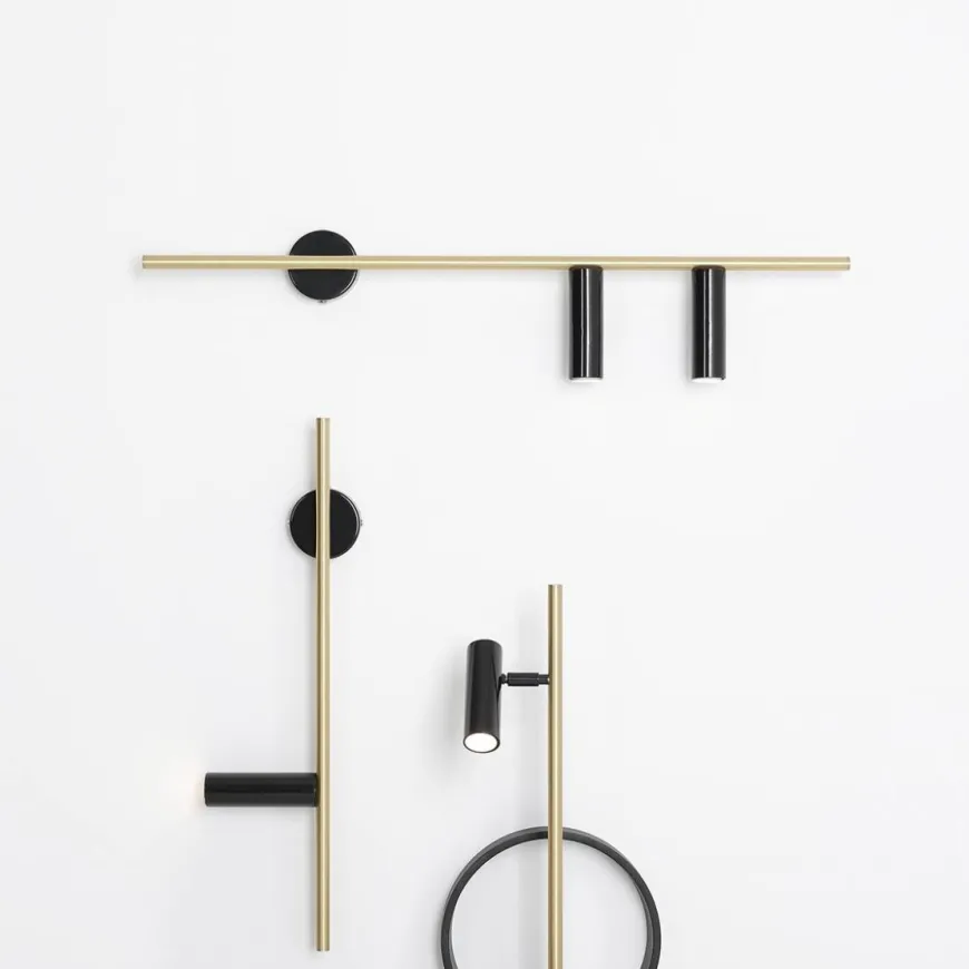 Trevo 2 Brass - Artera - kinkiet