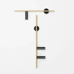 Trevo 1 Wall Black Brass - Artera - kinkiet