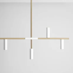 Trevo 6 White Brass - Artera - plafon
