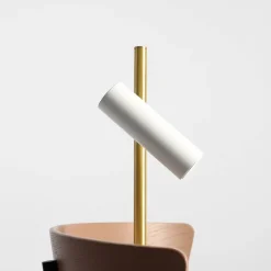 Trevo Table White Brass - Artera - lampa stołowa