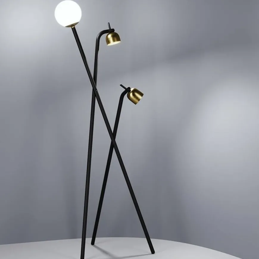 Tripod H173 czarny - Fontana Arte - lampa podłogowa