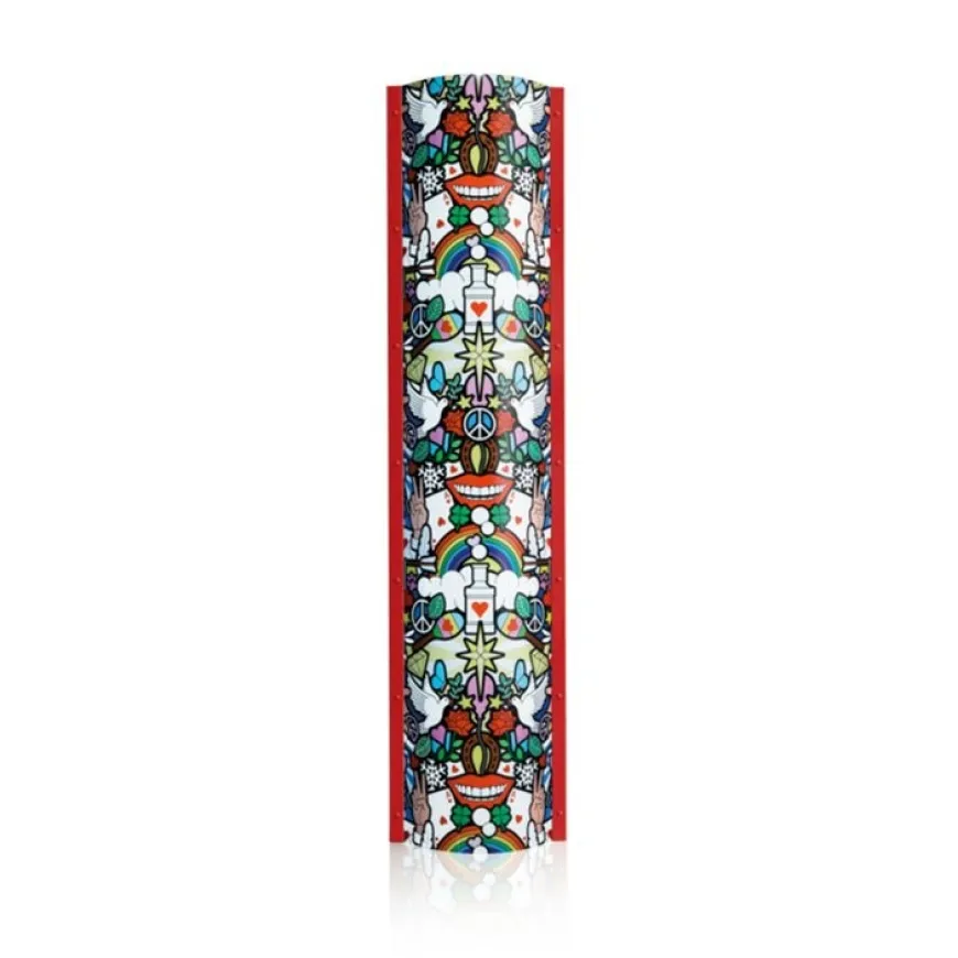 Tube Love Peace Joy H160 czerwony - Slamp - lampa podłogowa